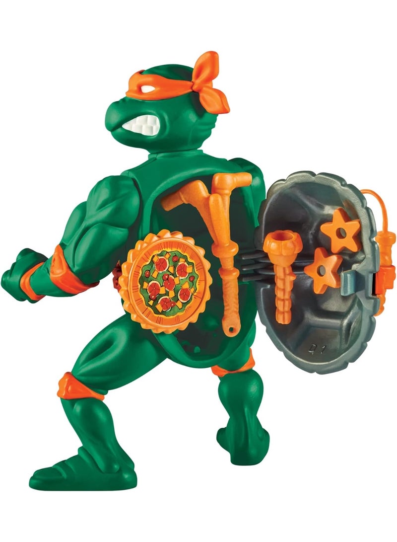 TMNT Teenage Mutant Ninja Turtles: 4” Original Classic Storage Shell Michelangelo Basic Figure - Image 5