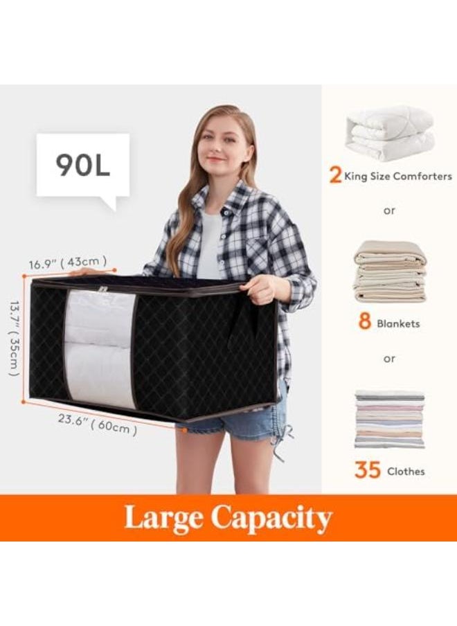 Generic - Foldable Storage Clothes Bag, Pack Of 3 - Image 1