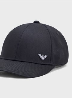 EMPORIO ARMANI Logo Beachwear Curved Peak Cap Cap  - Image 3