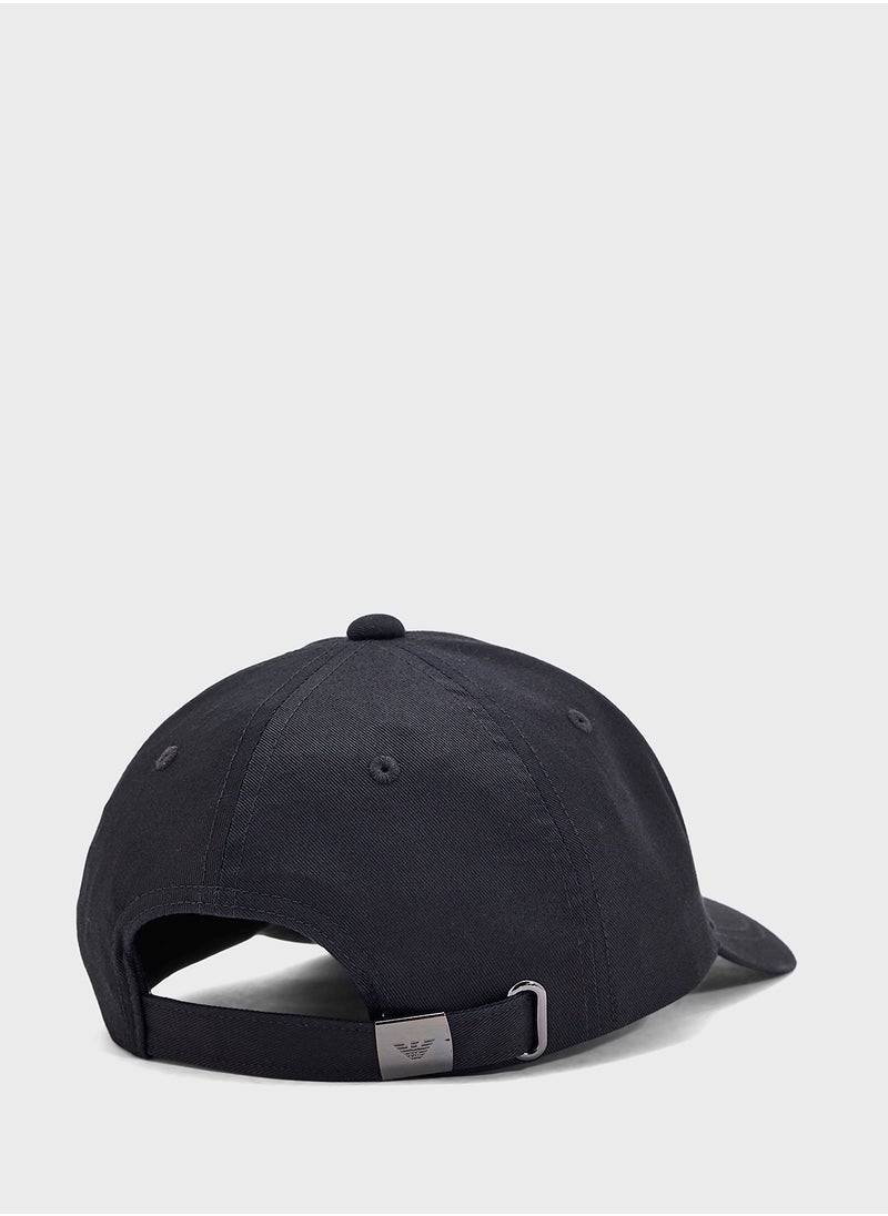 EMPORIO ARMANI Logo Beachwear Curved Peak Cap Cap  - Image 2