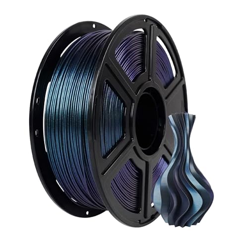 FLASHFORGE PLA Filament 1.75mm +/- 0.02mm Burnt Titanium, Color Changeable 3D Printer Filament 1kg (2.2lbs), Chameleon Changing Colors with Light, Perfectly Hide The Layer Line - Image 1