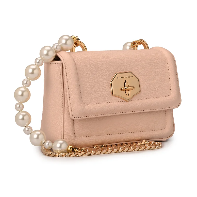 Carmen Steffens Crossbody Bag Pearls Rosé