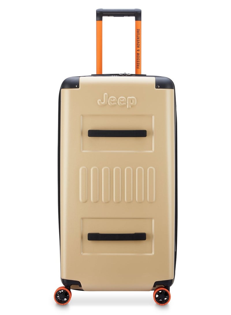 Jeep Jh002B 80 cm Hardcase 4 Double Wheel  Expandable Check-In Luggage Trunk Warm Sand - Image 1