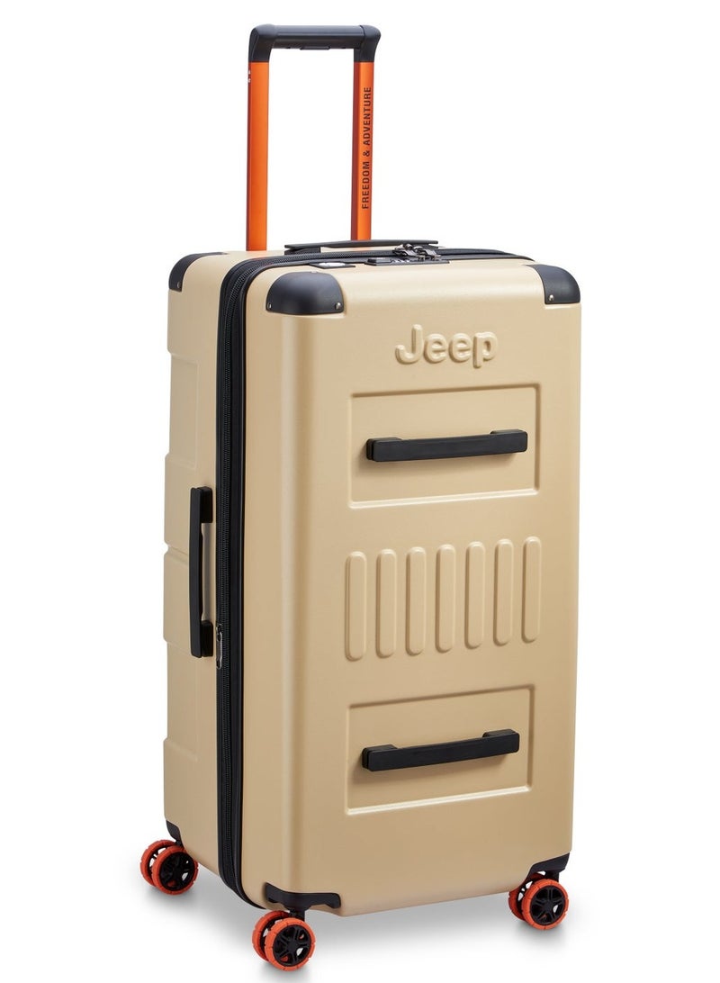 Jeep Jh002B 80 cm Hardcase 4 Double Wheel  Expandable Check-In Luggage Trunk Warm Sand - Image 2