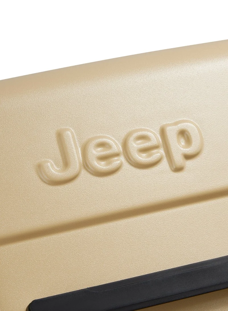 Jeep  Jh002B 80 cm Hardcase 4 Double Wheel  Expandable Check-In Luggage Trunk Warm Sand  | Best Price UAE