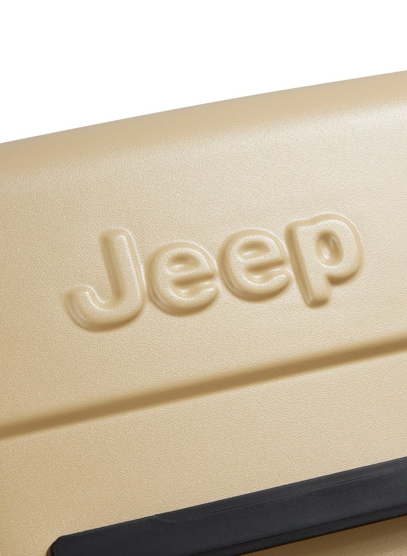 Jeep Jh002B 80 cm Hardcase 4 Double Wheel  Expandable Check-In Luggage Trunk Warm Sand - Image 5