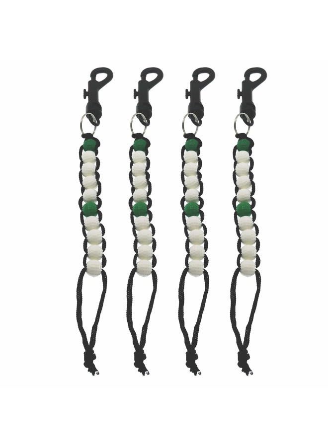 Seacloud 4Pcs Golf Beads Score Counter Stroke Count with Clip Keeper Putting Score Counters Hook to Belt Bag - Image 1