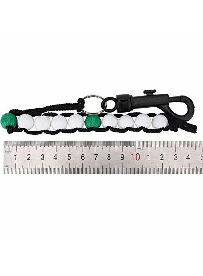 Seacloud 4Pcs Golf Beads Score Counter Stroke Count with Clip Keeper Putting Score Counters Hook to Belt Bag - Image 2