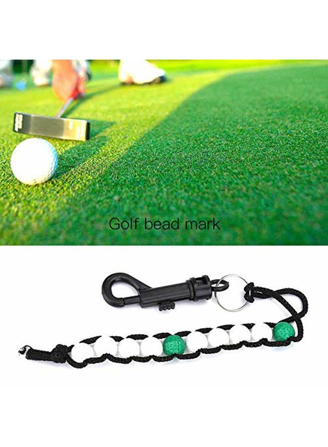 Seacloud 4Pcs Golf Beads Score Counter Stroke Count with Clip Keeper Putting Score Counters Hook to Belt Bag - Image 4