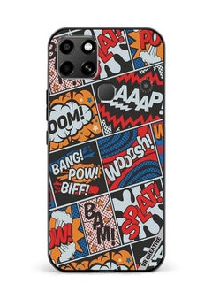 Protective Case Cover For Infinix Smart 6 Pop Art Design Multicolour