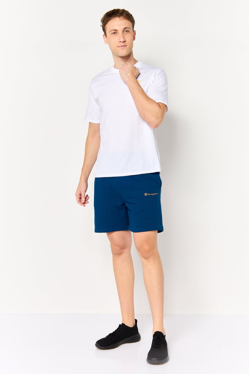 Champion Men Sportswear Fit Brand Logo Training Shorts, Navy - Image 3