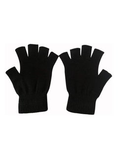 Generic Half fingers gloves for mobile , winter wool gloves  - Image 3