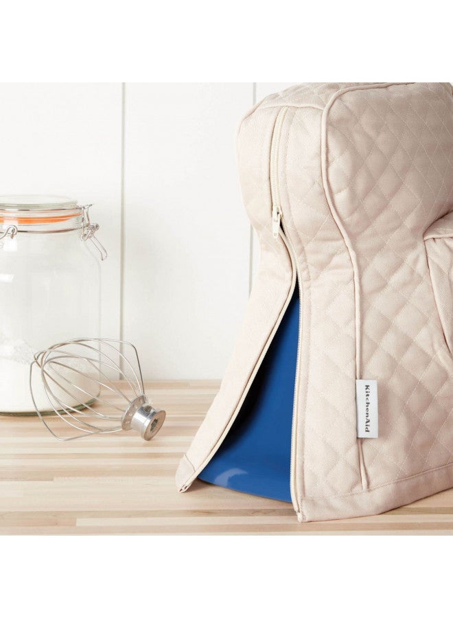 KitchenAid Quilted Fitted Tilt-Head Stand Mixer Cover Single Pack, Milkshake, 14.375"x18" - Image 4