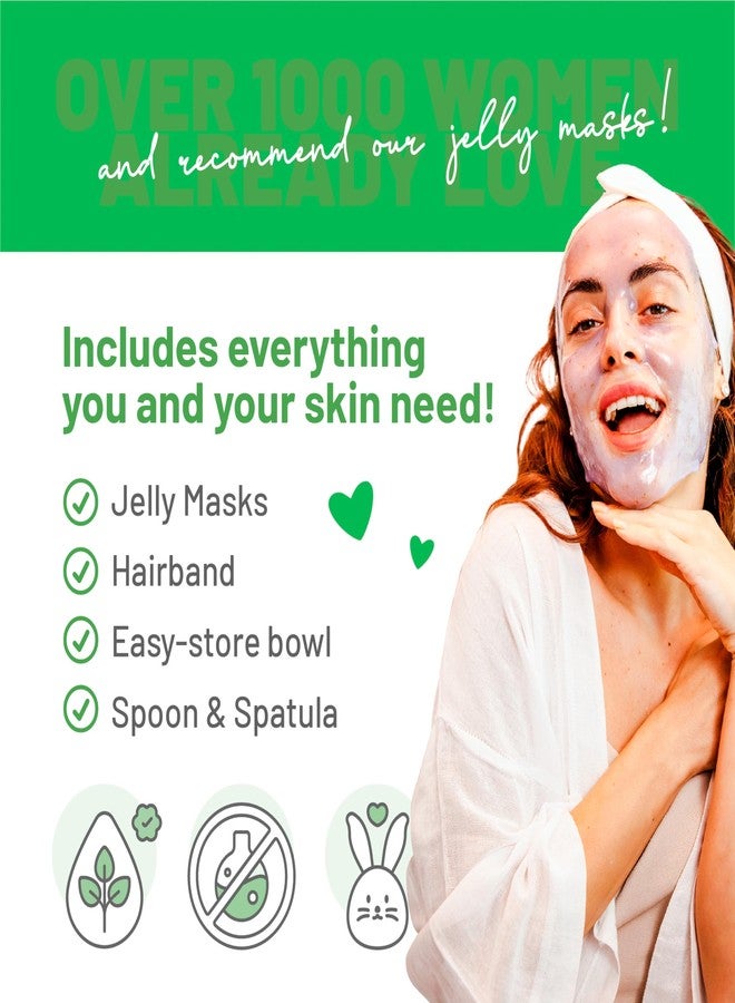 BRÜUN Peel-Off Kiwi Jelly Mask for Face Care – A 23 fl oz Rubber Mask Jar for 30 to 35 Treatments – A Skin Care Moisturizing Gel Mask of Spa Set for Men, Women and Adults - Image 5