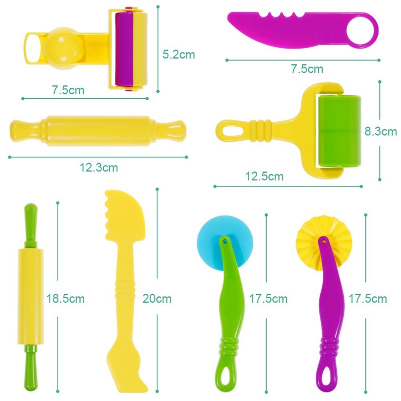 Lictin Clay Dough Tools Kit (Multicoloured) - Image 2