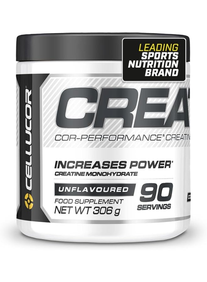 Cellucor C4 COR-Performance Creatine Monohydrate – Unflavored 5g Micronized Creatine per Serving, NSF Certified, Zero Caffeine & Calories Supports Strength & Lean Muscle 306g 90 Servings - Image 1