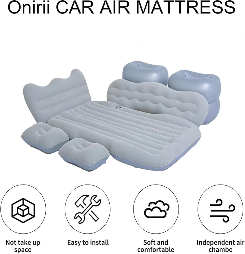 Onirii مرتبة هوائية قابلة للنفخ من أونييري مع مضخة هواء - سرير سفر محمول سميك لسيارات الدفع الرباعي - Image 4