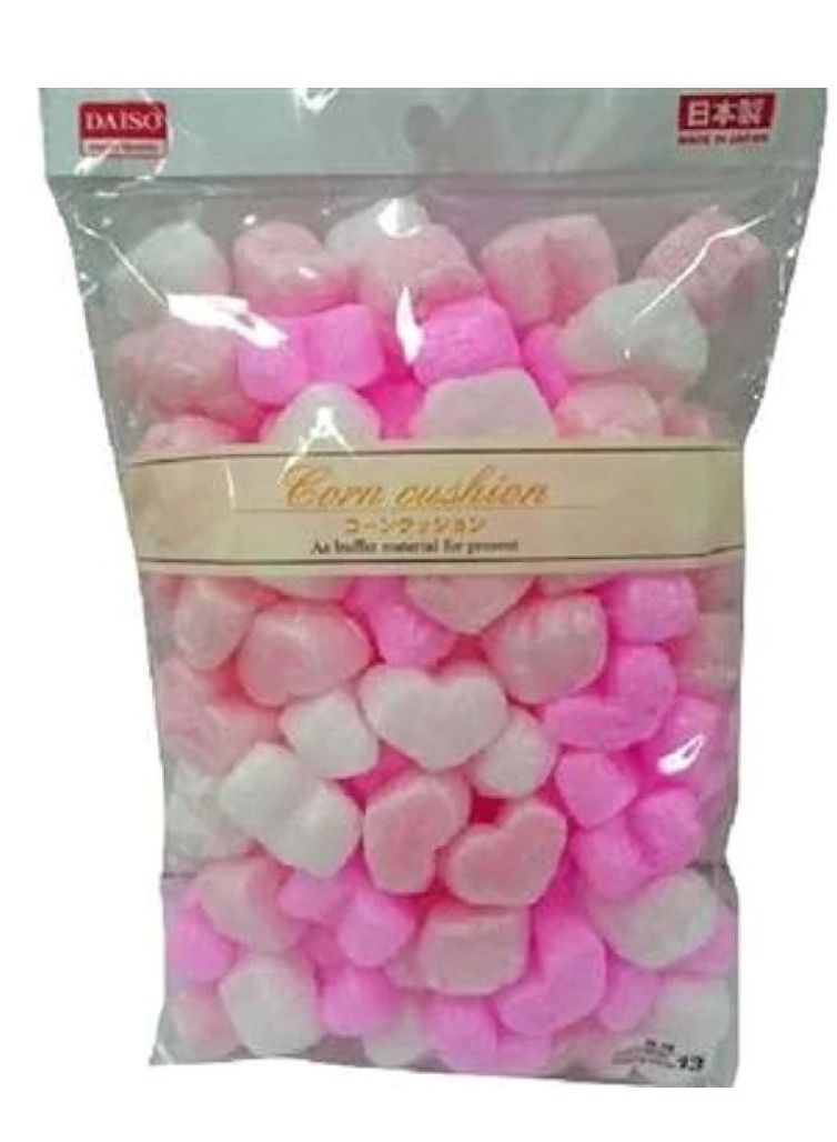 Daiso Heart Foam Cushions Gift Box Decorations Filling - Image 1