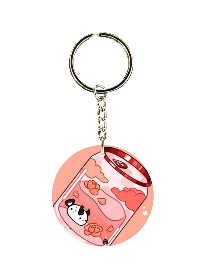 Printed Single Sided Keychain
