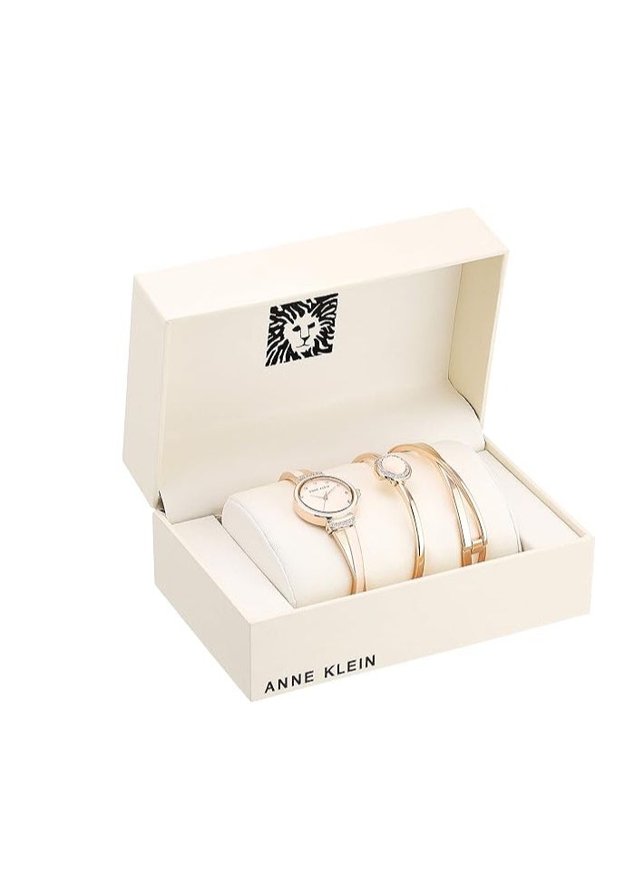 Anne Klein Women's Premium Crystal Accented Watch and Bangle Set - pzsku/Z899F38BE909DF755E2CEZ/45/_/1715194509/491f65ea-0ece-4c20-adf9-da670ac2cf19