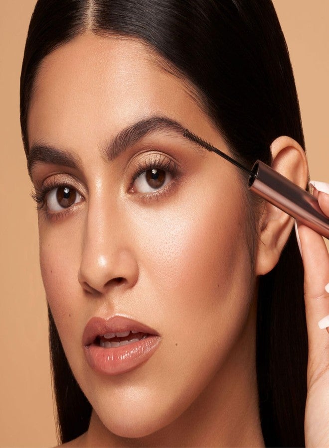 YENSA Brows On Brows Super Defining Tinted Eyebrow Gel - Long-Wear Shaping Eye Brow Gel with Superfoods for Color & Thickness - Combs, Shapes & Locks Eyebrows into Place - Dark Brown (0.17 oz) - Image 5