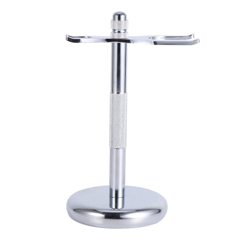 1Pc New Stylish Alloy Shaving Brushes Tool Stand Rack Frame Holder Support 3# - Image 1