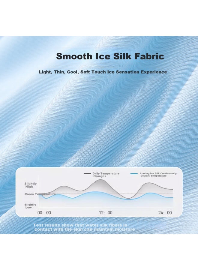 Ice Silk Men'S Underwear, Summer 7A Grade, Contains Mulberry Silk, Antibacterial Crotch, Seamless, Breathable, Large Size, Boxer Briefs - Image 3