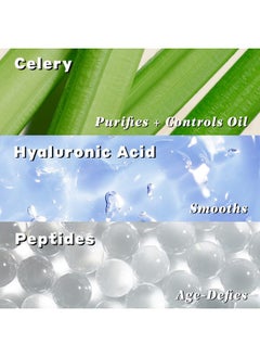 VOLITION Volition Beauty Celery Green Cream with Peptides + Hyaluronic Acid | Lightweight Oil-Free Facial Moisturizer | Minimizes Pores, Improves Firmness & Visibly Reduces Lines & Wrinkles  - Image 3