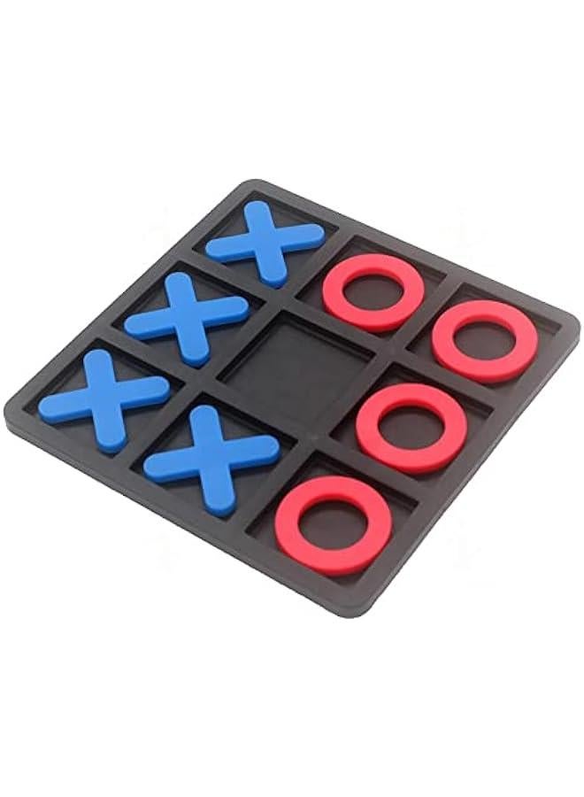 Tic Tac Toe Board Game,Tic Tac Toe Family Game, Classic Board Game, Classical Family Board Game,Children's Tic Tac Toe Game, Plastic tic tac Toe Game, Board Size 15 X 15 cm - Image 2