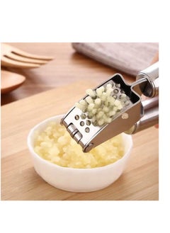 Generic Stainless Steel Garlic Press Silver 19x6.2x3cm  - Image 3