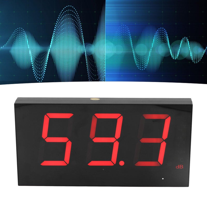 Wall Mounted Noise Decibel Meter High Accuracy Sound Level Tester with Wide Range - Image 5