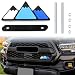 zougon TriColor Grille Badge Emblem Decoration Fit for Tacoma 4Runner Tundra Sequoia Rav4 Highlander Accessories Car Truck Label - Image 2