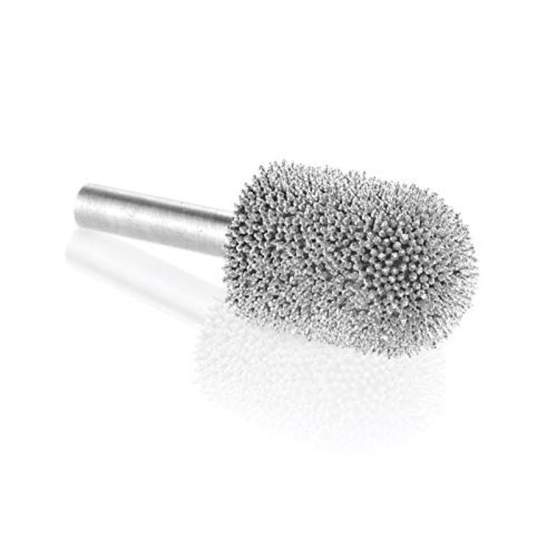 Kutzall Original Ball Nose Rotary Burr, 1⁄4" Shaft, Coarse - Wood Carving Bit for Bosch, DeWalt, Milwaukee. Abrasive Tungsten Carbide, 3⁄4" (19mm) Dia. X 1-1⁄8" (28.5mm) Length, BN-34 - Image 2