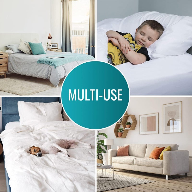 DMI DMI Waterproof Sheet to be Used as a Bed Pad Bed Liner Mattress Protector Pee Pad Furniture Cover or Seat Protector with Quilted Slide Sheet and 4 Layers of Protection Without Straps 36 x 40  - Image 5