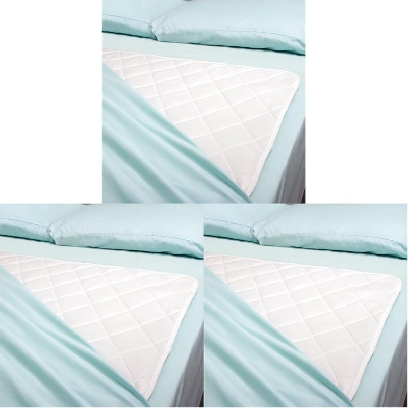 DMI DMI Waterproof Sheet to be Used as a Bed Pad Bed Liner Mattress Protector Pee Pad Furniture Cover or Seat Protector with Quilted Slide Sheet and 4 Layers of Protection Without Straps 36 x 40  - Image 1