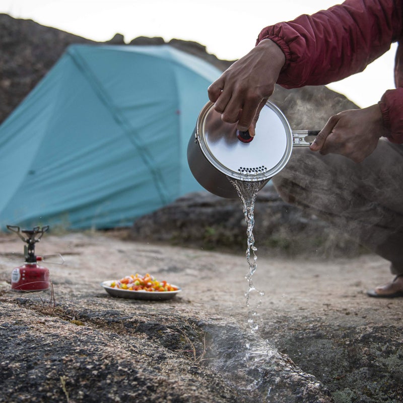 MSR 2.5 Liter Nonstick Ceramic Coated Solo Camping Cook Pot Black - Image 2