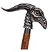 ALADEAN Walking Cane HandmadeWooden Ergonomic Stylish Canes for Men Cane for Women Elderly Walking Sticks for Seniors Unique Wood Dracarys - Image 1