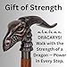ALADEAN Walking Cane HandmadeWooden Ergonomic Stylish Canes for Men Cane for Women Elderly Walking Sticks for Seniors Unique Wood Dracarys - Image 4