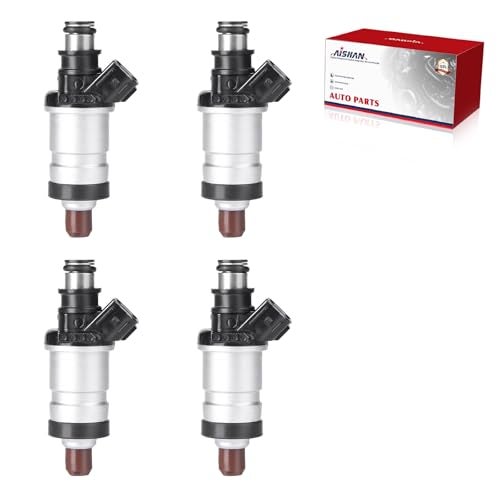 AISHAN Set of 4 Fuel Injectors 06164P2J000 Injector for Acura Integra 9601 RL 9699 CL 1999 for Honda Civic 9600 Accord 9802 CRV 9798 Odyssey 1998 L4 16L 20L 23L 84212192 1 Hole - Image 1
