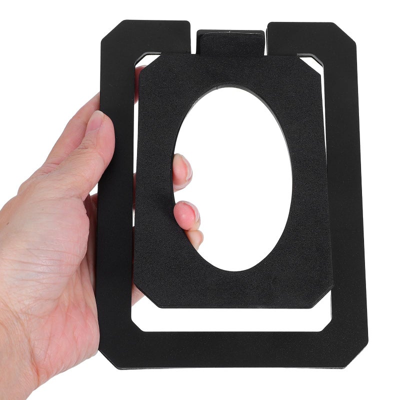 Heavy Duty Metal Speaker Stand Black Tilted Design for Desk Gaming Computer Office Use - Image 5