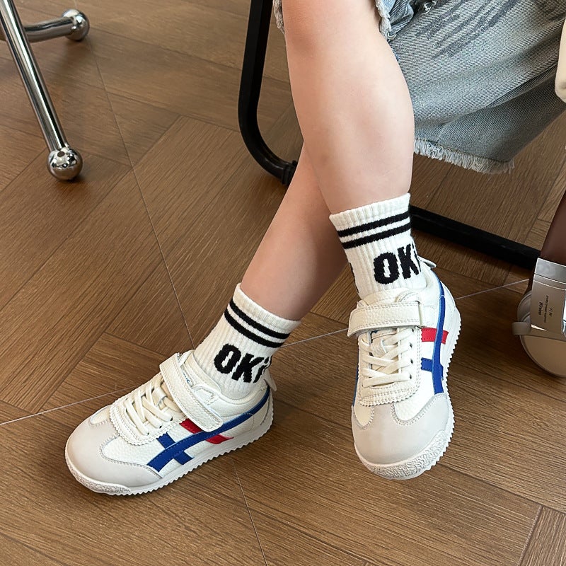 Children'S Forrest Gump Shoes, Children'S Shoes, Suede Soft-Soled Baby Shoes, Fashionable And Versatile Casual Shoes For Boys And Girls - Image 3