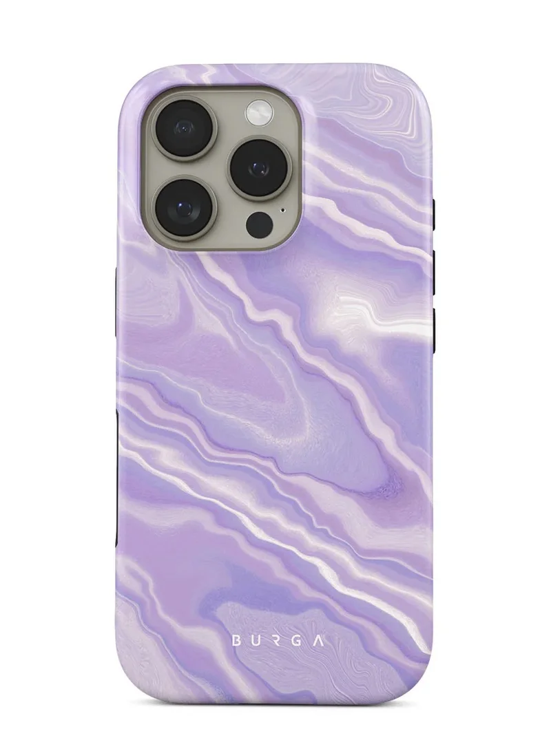 BURGA iPhone 16 pro Case, 2 Piece Hard Shell + TPU Silicone Interior, Shock Absorption, All Port Accessible, Raised Bezel For Screen & Camera Protection, Never Fading HQ Print,Cliché