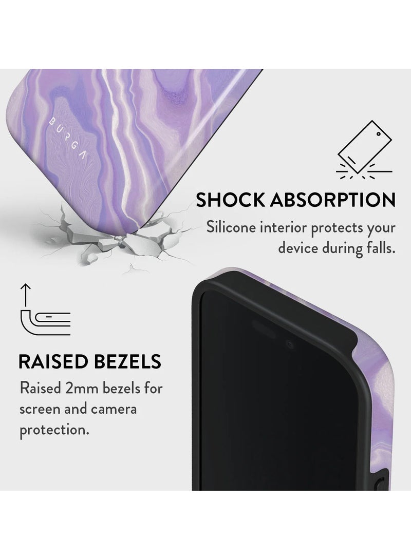 BURGA iPhone 16 pro Case, 2 Piece Hard Shell + TPU Silicone Interior, Shock Absorption, All Port Accessible, Raised Bezel For Screen & Camera Protection, Never Fading HQ Print,Cliché - Image 4