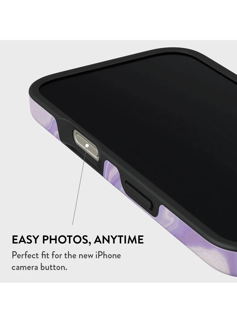 BURGA iPhone 16 pro Case, 2 Piece Hard Shell + TPU Silicone Interior, Shock Absorption, All Port Accessible, Raised Bezel For Screen & Camera Protection, Never Fading HQ Print,Cliché