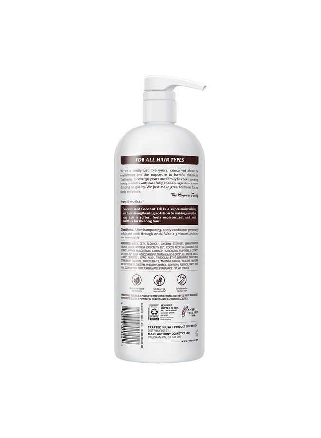 Renpure Coconut Cream Nourishing Conditioner, 32 Ounce - Image 4
