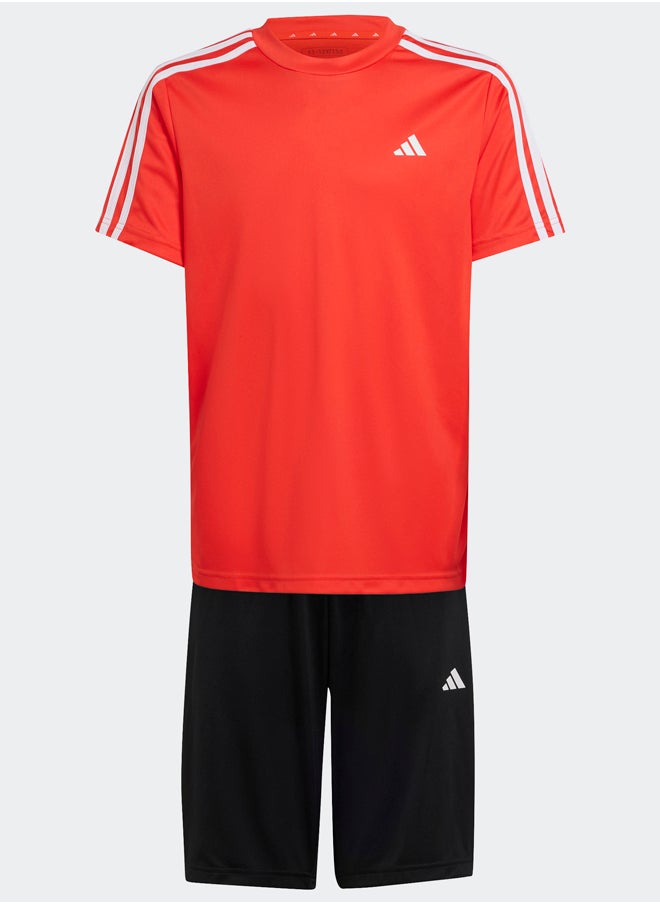 Adidas Train Essentials Aeroready 3-Stripes Regular-Fit Training Set  - Image 1