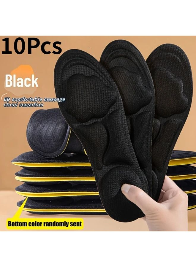 10Pcs High Rebound Memory Foam Insoles Size EU37 38 Arch Support Non Slip For Walking - Image 4