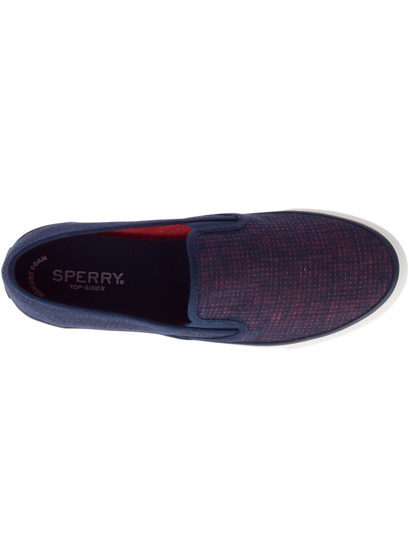 SPERRY -SEASIDE  TWO TONE LINEN NAVY - Image 1