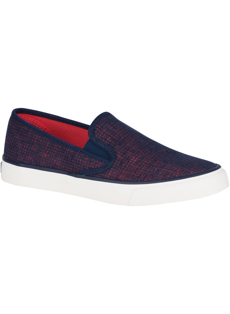SPERRY -SEASIDE  TWO TONE LINEN NAVY - Image 3