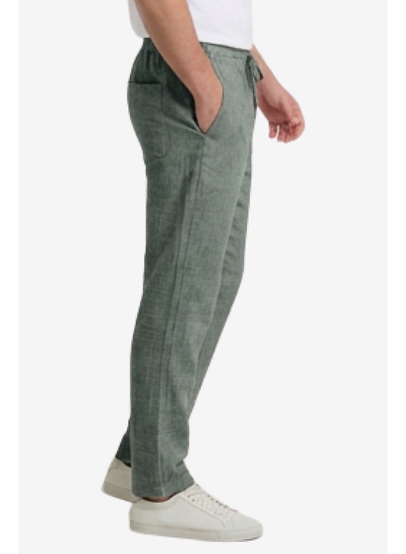 وايت رابيت بنطلون كتان رجالي بتصميم مريح - Image 3